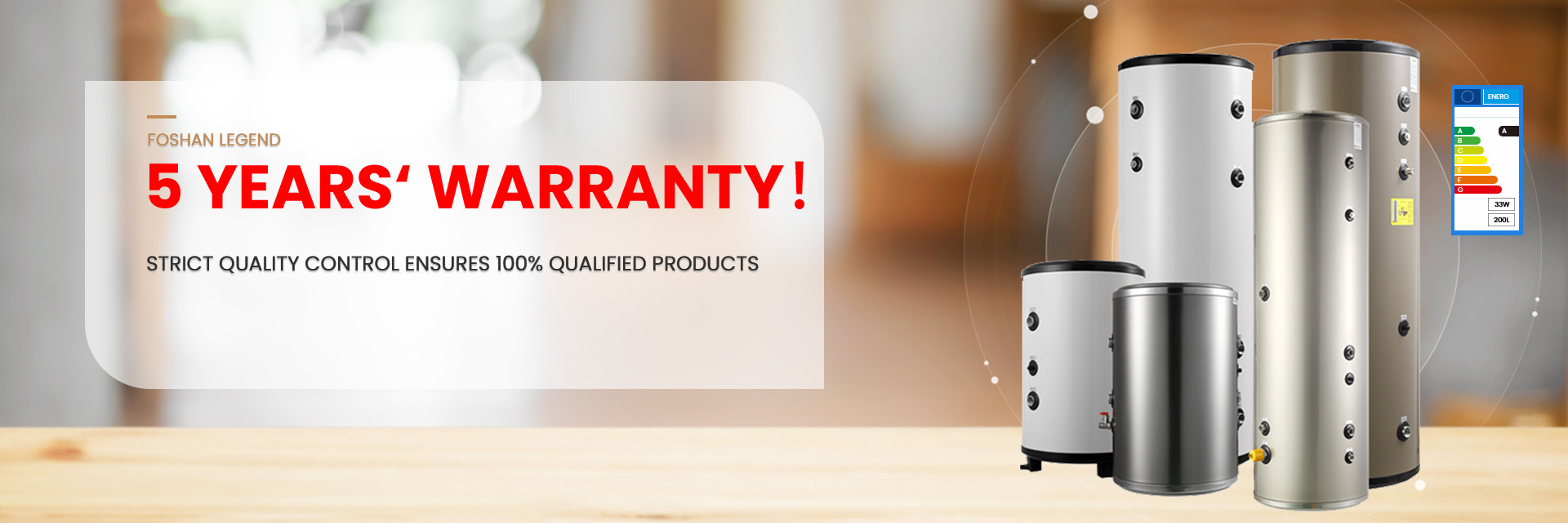 Kalite Isı Pompası Su Tankı Fabrika